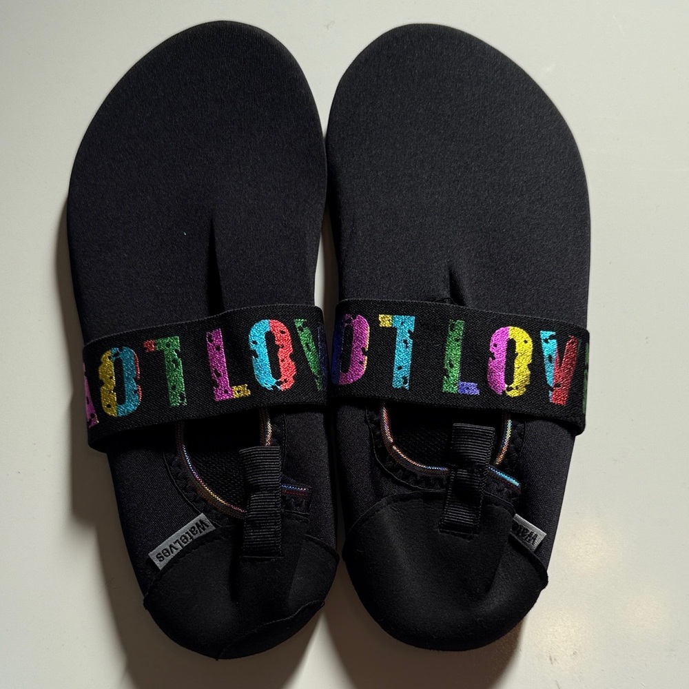 Havaianas Kids Black Water Shoes with Multicolor Accents